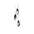 Suspendu LED Liquid Sonneman 2981.25K 4W 3 lumières satin noir