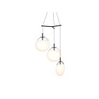 Suspendu LED Cantina Sonneman 2995.25W-LRG 4W 3 lumières satin noir
