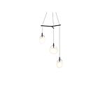 Suspendu LED Cantina Sonneman 2995.25W-SML 4W 3 lumières satin noir