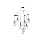 Suspendu LED Cantina Sonneman 2997.25C 4W 9 lumières satin noir