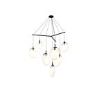 Suspendu LED Cantina Sonneman 2997.25W 4W 9 lumières satin noir
