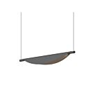 Suspendu LED Tela Sonneman 3121.25 15W 1 lumière satin noir