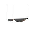Suspendu LED Tela Sonneman 3122.25 60W 2 lumières satin noir