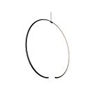 Suspendu LED Torc Sonneman 3151.25 17W 1 lumière satin noir