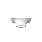 Luminaire monté en surface LED Zoom Sonneman 3740.03 8W 1 lumière satin blanc
