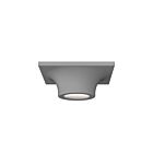 Luminaire monté en surface LED Zoom Sonneman 3740.18 8W 1 lumière gris tourterelle