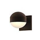 Applique LED à lumière vers le bas REALS Sonneman 7300.DC.DL.72-WL 10W 1 lumière bronze texturé