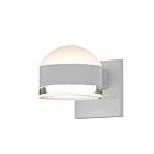 Applique LED à lumière vers le haut/bas REALS Sonneman 7302.DL.FH.98-WL 20W 2 lumières blanc texturé