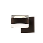 Applique LED à lumière vers le haut/bas REALS Sonneman 7302.FH.FW.72-WL 20W 2 lumières bronze texturé