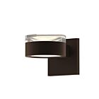 Applique LED à lumière vers le haut/bas REALS Sonneman 7302.FH.PL.72-WL 20W 2 lumières bronze texturé