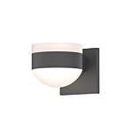 Applique LED à lumière vers le haut/bas REALS Sonneman 7302.FW.DL.74-WL 20W 2 lumières gris texturé