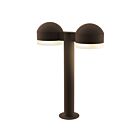 Double borne d'éclairage LED REALS Sonneman 7306.DC.FW.72-WL 40W 2 lumières bronze texturé