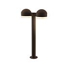 Double borne d'éclairage LED REALS Sonneman 7307.DC.FW.72-WL 40W 2 lumières bronze texturé