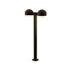 Double borne d'éclairage LED REALS Sonneman 7308.DC.FW.72-WL 40W 2 lumières bronze texturé