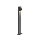 Borne d'éclairage LED compacte Triform Sonneman 7323.74-WL 10W 1 lumière gris texturé