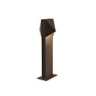Double borne d'éclairage LED compacte Triform Sonneman 7325.72-WL 40W 2 lumières bronze texturé