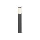 Borne d'éclairage LED Square Column Sonneman 7383.74-WL 8W 1 lumière gris texturé