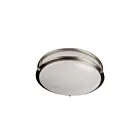 Plafonnier LED TCP 219F12A227KBN 20W nickel brossé