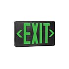 Enseigne de sortie noir/vert AC uniquement Tcp 22744BK
