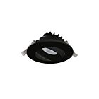 Turolight RGD-ECL-4-17W-MK9-120-BK-D 17W Noir LED Régressé Gimbal Encastré CCT Sélectionnable