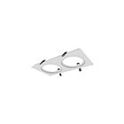Turolight RGD-ECL-4-Frame-2light-WH Cadre 2 lumières 