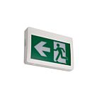 Combo éclairage d'urgence LED personnage qui court Turolight TL-RMES111-UDC 2W blanc