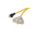 Vista Electrical 40515 15A 125V Prise triple à éclairage extérieur robuste 12/3 Sjtw