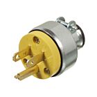 Vista Electrical 45412 15A 125V Fiche mâle blindée avec serre-câble (Paquet de 10)