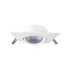 Encastré ajustable à garniture carré 4", 3 voies, CCT au choix Votatec VO-GSP4W10-120-D-3WY-WH 10W blanc