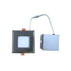 Panneau carré LED mince 4" température CCT au choix Votatec LSP4002-3way-BN 9W nickel Brossé