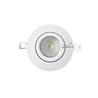 Panneau rond mince à garniture ajustable 4" Votatec VO-GRP4W10-120-D-5WY 10W Blanc/Noir/Nickel brossé