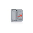 Leviton WP2SG-GY Interrupteur/Gfci à deux gangs en plastique