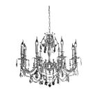 Lustre en cristal Young Lighting 1124C8 nickel brillant 8-lumières 40W