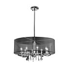 Lustre en cristal Young Lighting 1132C8-BK-R noir 8-lumières