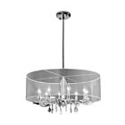 Lustre en cristal Young Lighting 1132C8-WH-R blanc 8-lumières