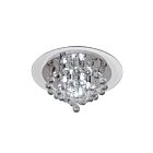 Plafonnier en cristal Young Lighting 1155FM3 chrome 3-lumières 40W