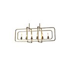 Chandelier à tige Young Lighting 1169C6-WS argent d'hiver 6-lumières