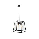 Suspendu Young Lighting 1170C3-L-BK noir 3-lumières