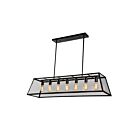 Chandelier à tige Young Lighting 1171C7-BK noir 7-lumières