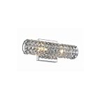 Applique murale en cristal tube Young Lighting 1214WL2 chrome 2-lumières