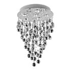 Plafonnier en cristal Young Lighting 1237FM9 chrome 9-lumières