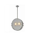 Suspendu à tige Young Lighting 1253C2 nickel satiné 2-lumières