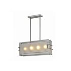 Suspendu à tige Young Lighting 1254C4 nickel satiné 4-lumières