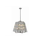 Suspendu à tige Young Lighting 1255C8 nickel satiné 8-lumières