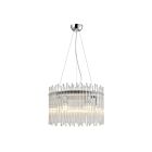 Lustre en cristal rond Young Lighting 1262C6 chrome 6-lumières