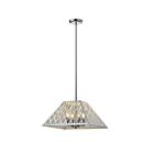 Suspendu à tige Young Lighting 1267C6 chrome 6-lumières