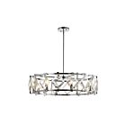 Suspendu à tige Young Lighting 1269C6 chrome 6-lumières