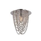 Plafonnier en cristal Young Lighting 1273FM chrome 1-lumière