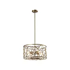Lustre en cristal Young Lighting 1319C3 argent d'hiver 3-lumières