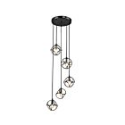 Chandelier à tige géométrique Young Lighting 1335C5 5-lumières